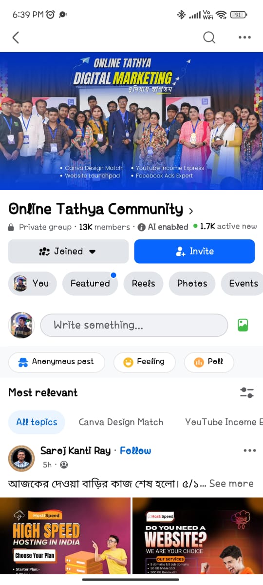 Online Tathya Facebook Group